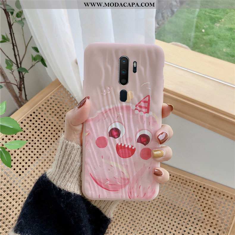 Capas Oppo A9 2020 Silicone Novas Desenho Animado Antiqueda Cases Soft Florido Promoção