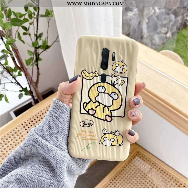 Capas Oppo A9 2020 Silicone Novas Desenho Animado Antiqueda Cases Soft Florido Promoção