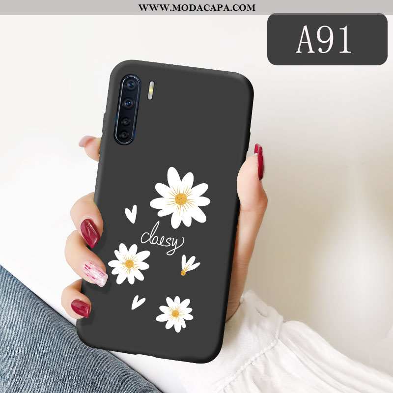 Capas Oppo A91 Slim Desenho Animado Cases Casal Soft Tendencia Malha Baratos