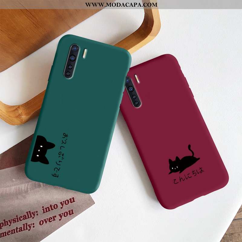 Capa Oppo A91 Slim Estival Soft Pretas Antiqueda Protetoras Claro Barato