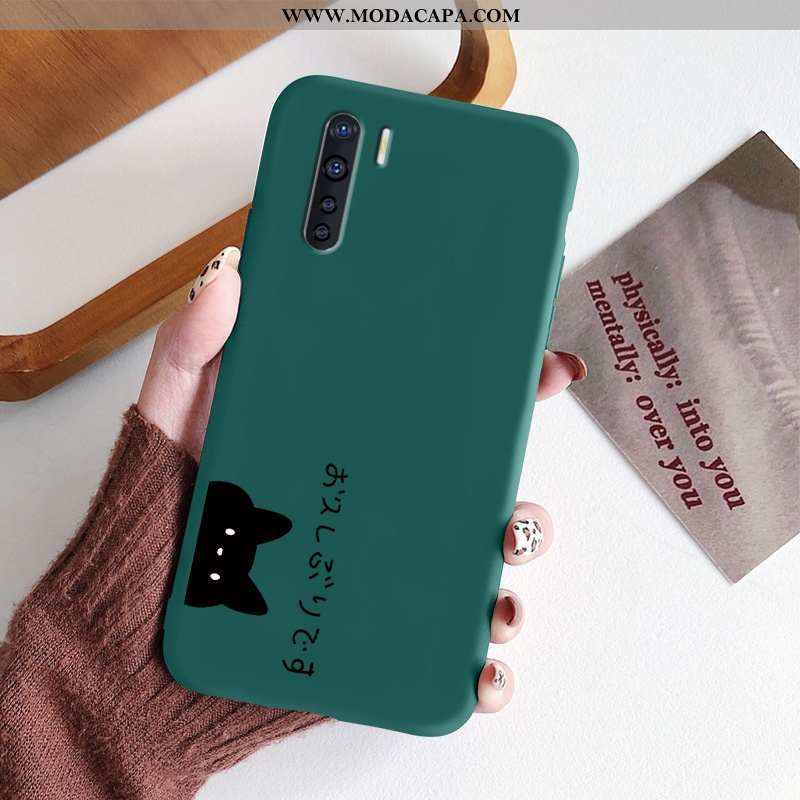 Capa Oppo A91 Slim Estival Soft Pretas Antiqueda Protetoras Claro Barato