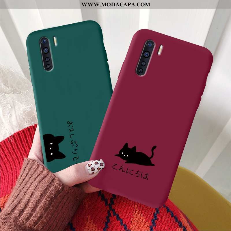 Capa Oppo A91 Slim Estival Soft Pretas Antiqueda Protetoras Claro Barato