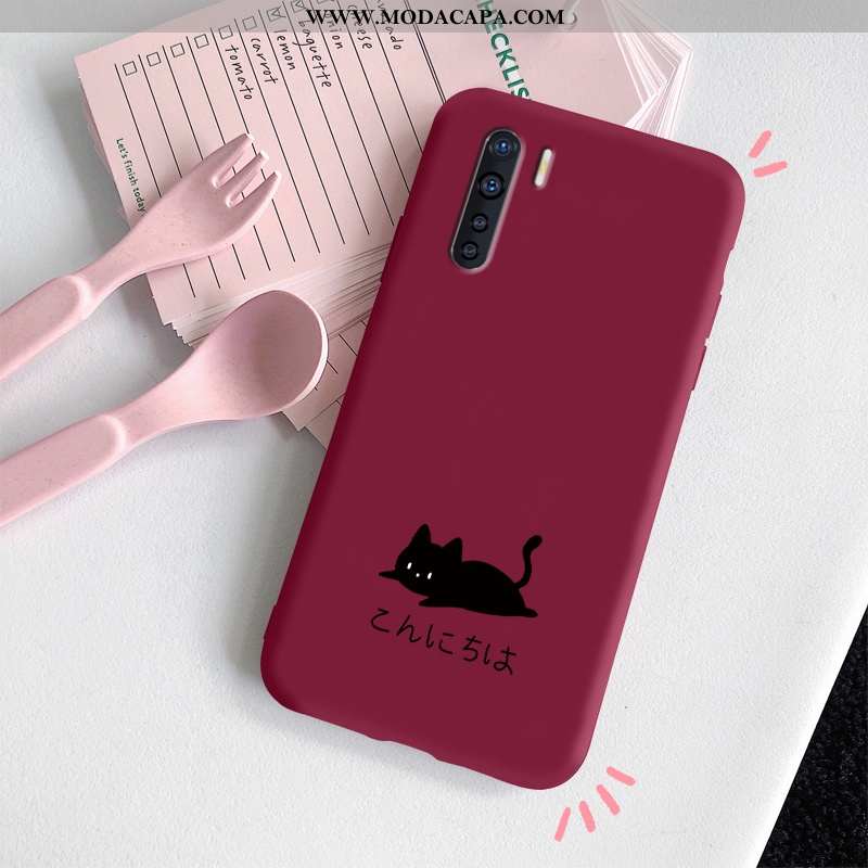 Capa Oppo A91 Slim Estival Soft Pretas Antiqueda Protetoras Claro Barato