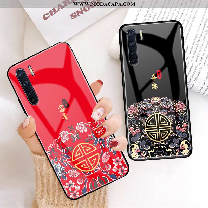 Capas Oppo A91 Vidro Telemóvel Soft Silicone Estampada Midi Criativas Baratas