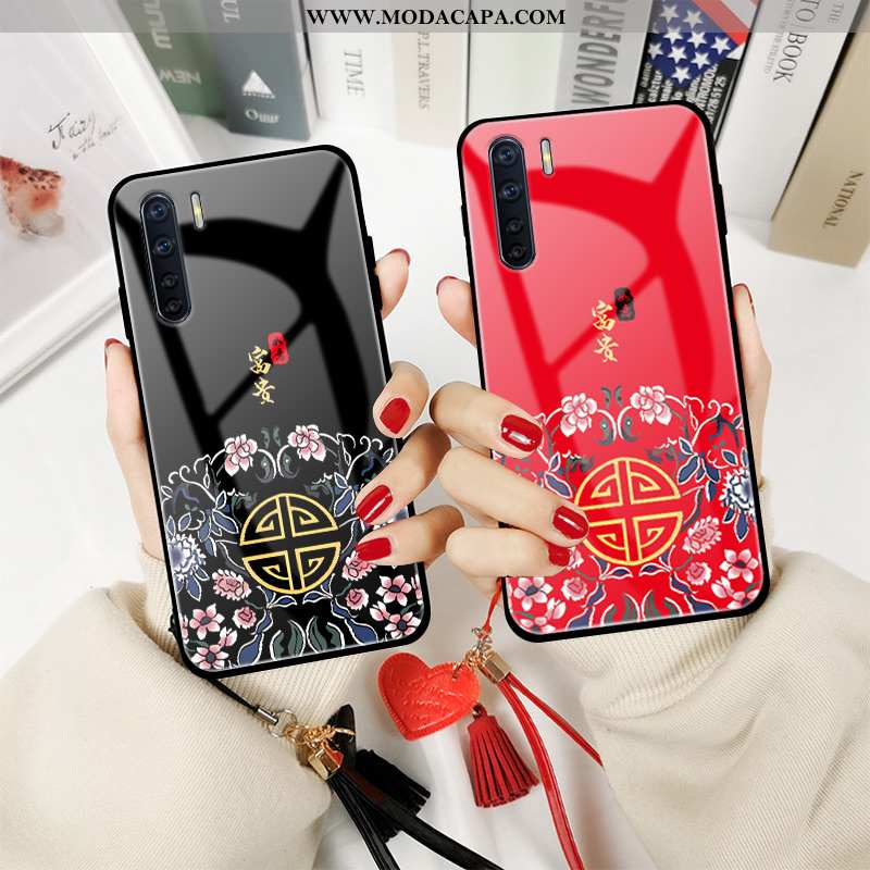 Capas Oppo A91 Vidro Telemóvel Soft Silicone Estampada Midi Criativas Baratas