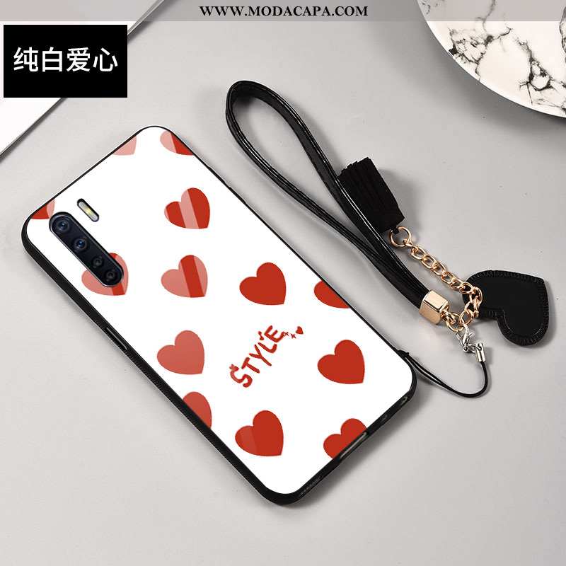 Capas Oppo A91 Silicone Vermelho Personalizado Vidro Antiqueda Criativas Comprar