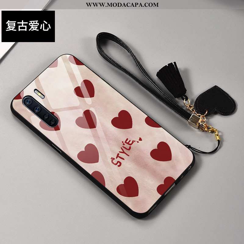 Capas Oppo A91 Silicone Vermelho Personalizado Vidro Antiqueda Criativas Comprar