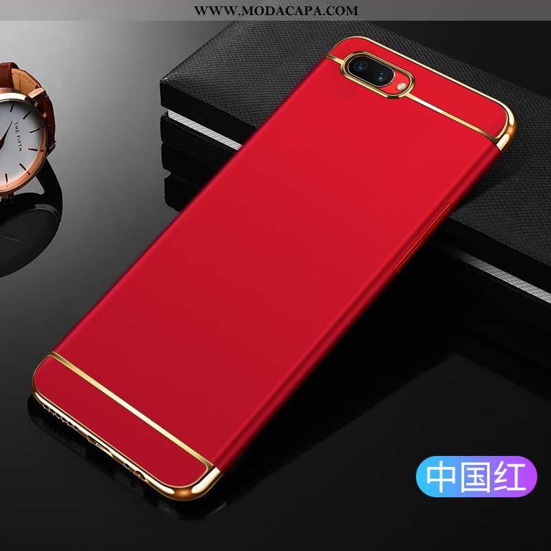 Capas Oppo Ax5 Tendencia Antiqueda Fosco Super Vermelho Completa Protetoras Baratos