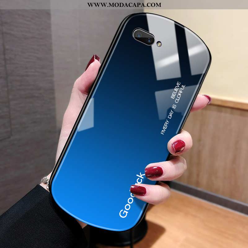 Capas Oppo Ax5 Tendencia Rodadas Azul Telemóvel Moda Personalizada Venda
