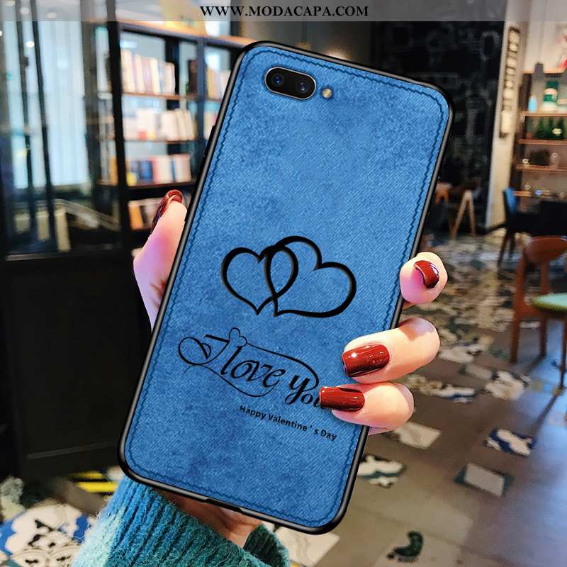 Capas Oppo Ax5 Personalizada Casaco Antiqueda Cinza Moda Telemóvel Venda