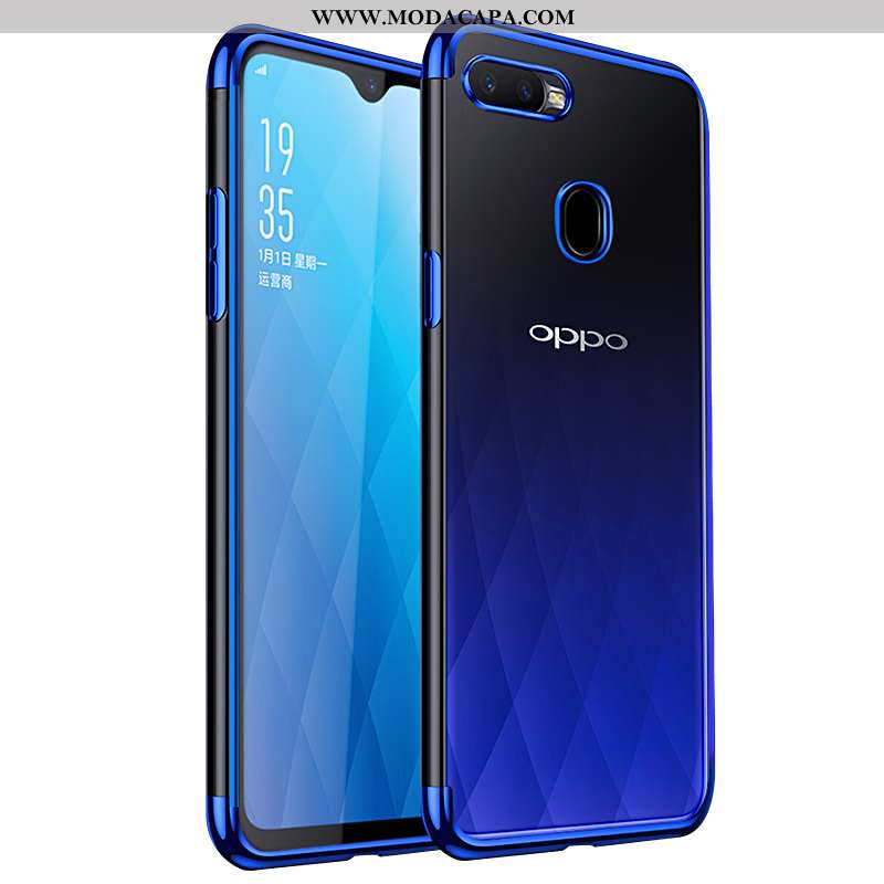 Capa Oppo Ax7 Transparente Tendencia Telemóvel Completa Cases Antiqueda Protetoras Baratas