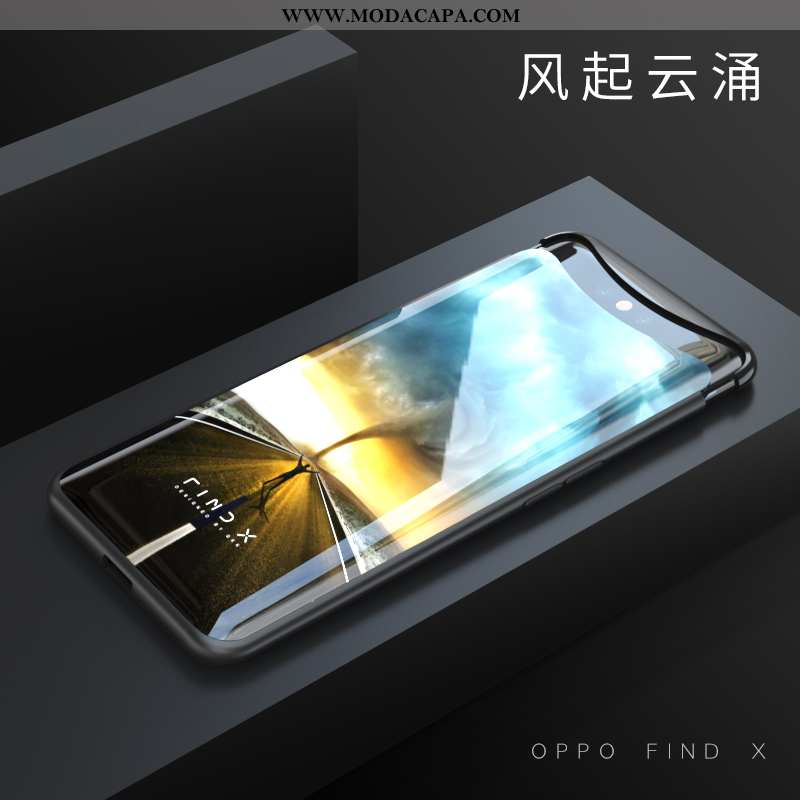 Capa Oppo Find X Clara Protetoras Antiqueda Completa Fosco Telemóvel Minimalista Baratos