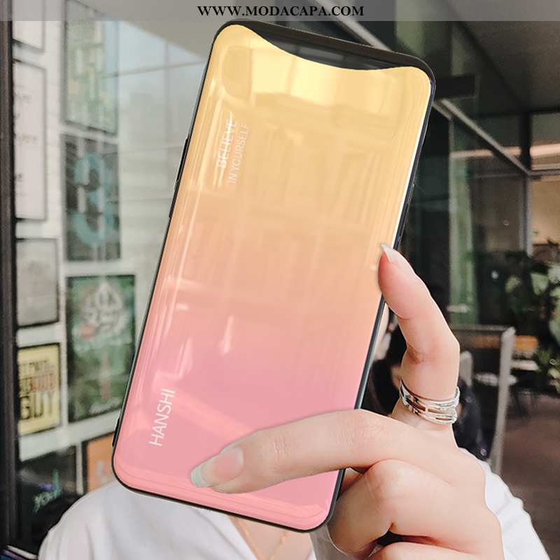 Capa Oppo Find X Protetoras Telemóvel Tendencia Aço Fosco Criativas Completa Baratas