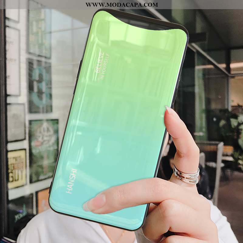 Capa Oppo Find X Protetoras Telemóvel Tendencia Aço Fosco Criativas Completa Baratas