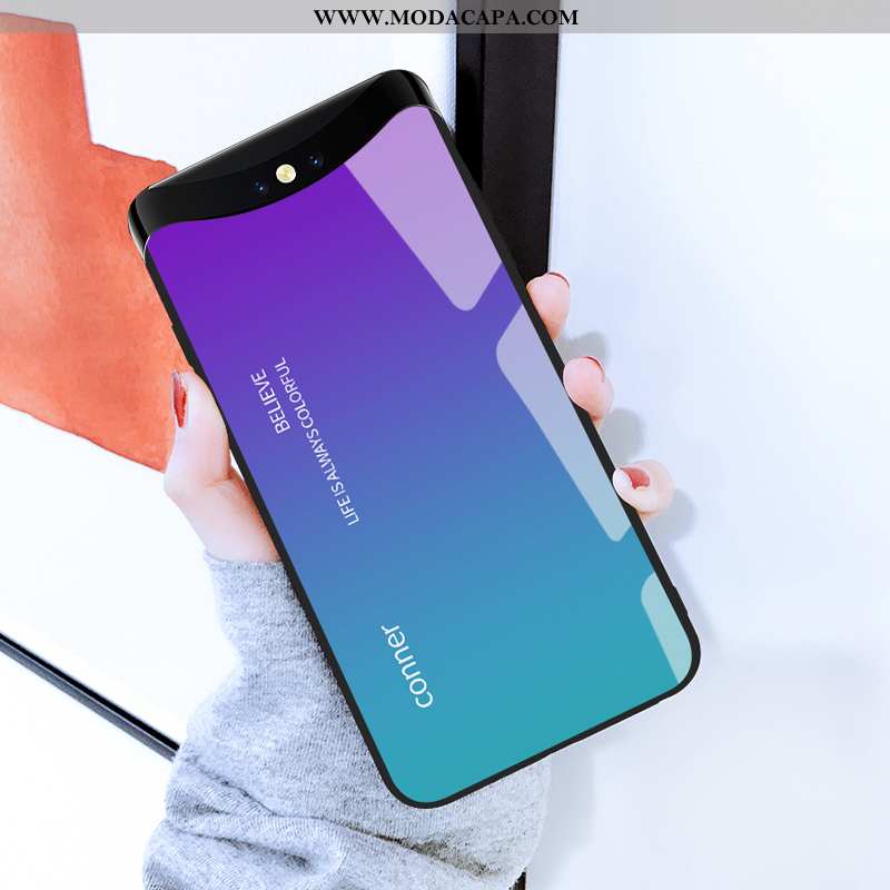 Capa Oppo Find X Criativas Telemóvel Personalizada Vidro Antiqueda Calor Resistente Barato