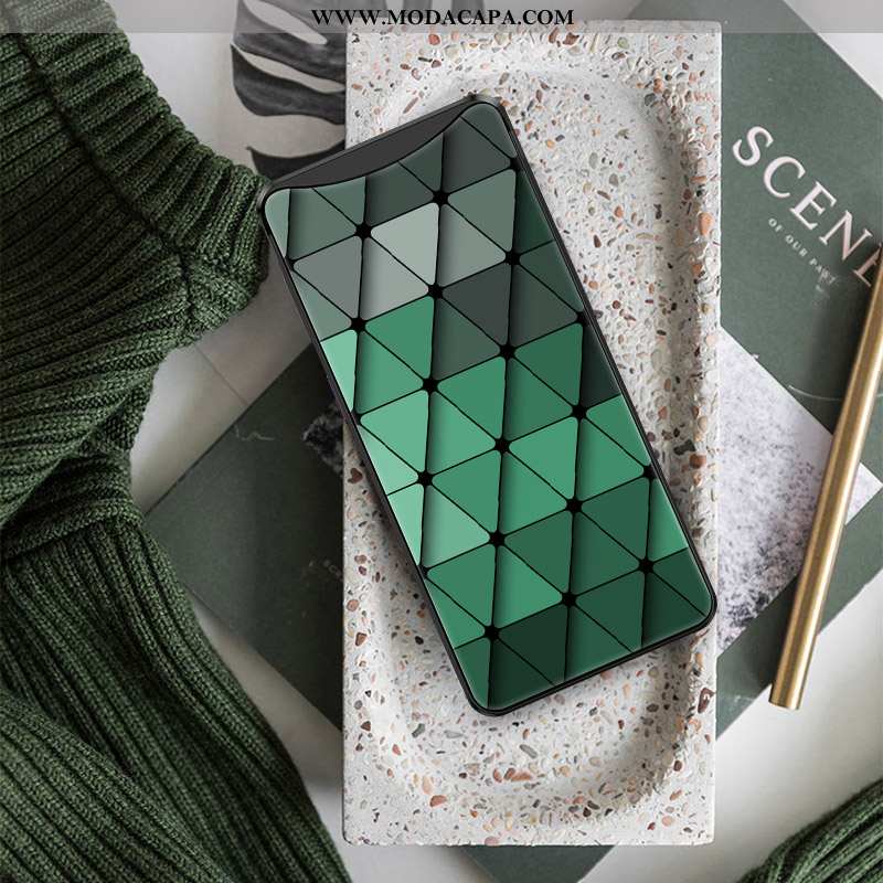 Capas Oppo Find X Criativas Slim Antiqueda Completa Lift Verde Baratos