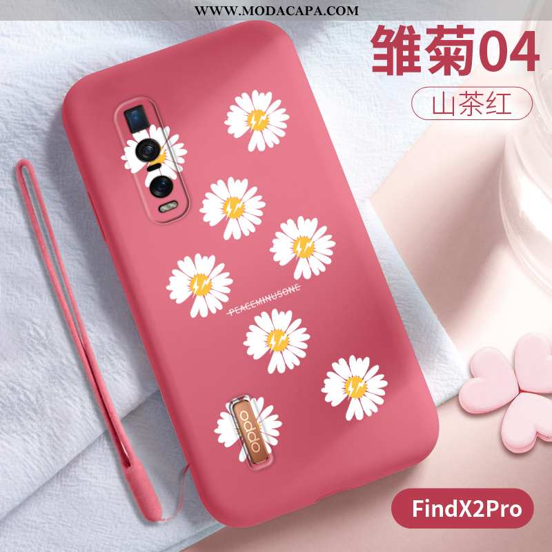 Capas Oppo Find X2 Pro Soft Vermelho Super Protetoras Malha Antiqueda Slim Baratas