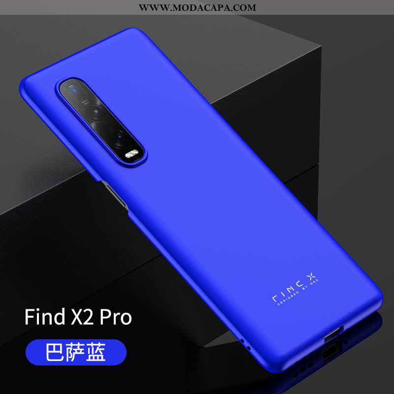 Capas Oppo Find X2 Pro Slim Protetoras Vermelho Malha Telemóvel Antiqueda Minimalista Promoção