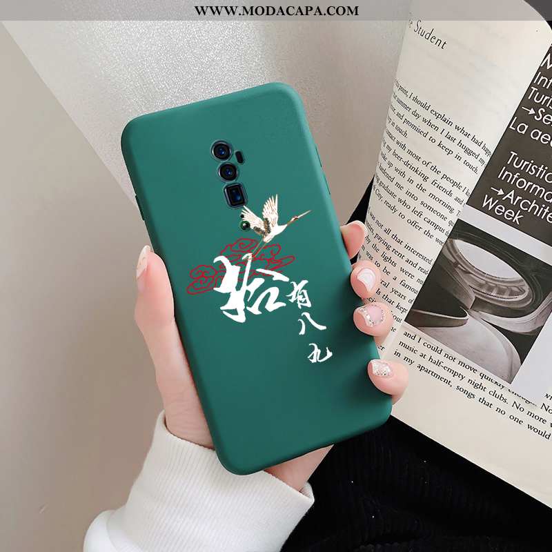 Capa Oppo Reno 10x Zoom Criativas Casal Capas Verde Personalizado Silicone Tendencia Baratos