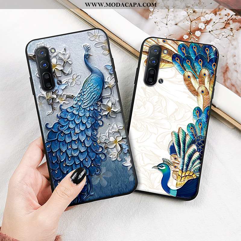 Capa Oppo Reno 3 Fosco Completa Vintage Soft Silicone Protetoras Midi Baratos