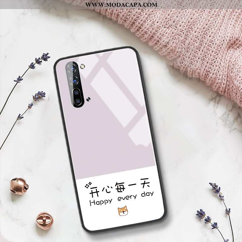 Capa Oppo Reno 3 Vidro Capas Telemóvel Rosa Tendencia Novas Criativas Baratas