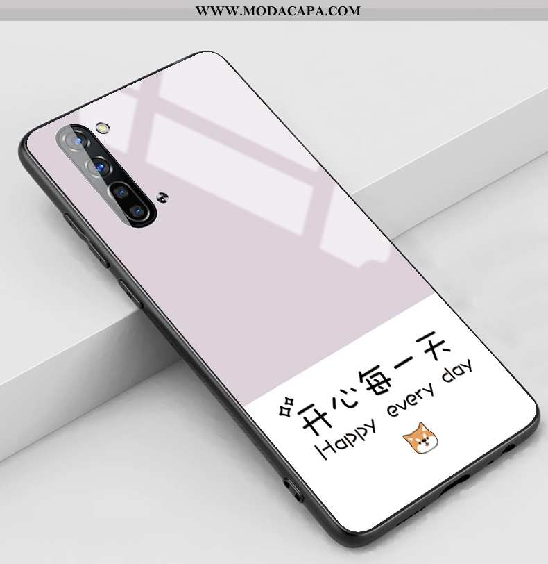 Capa Oppo Reno 3 Vidro Capas Telemóvel Rosa Tendencia Novas Criativas Baratas