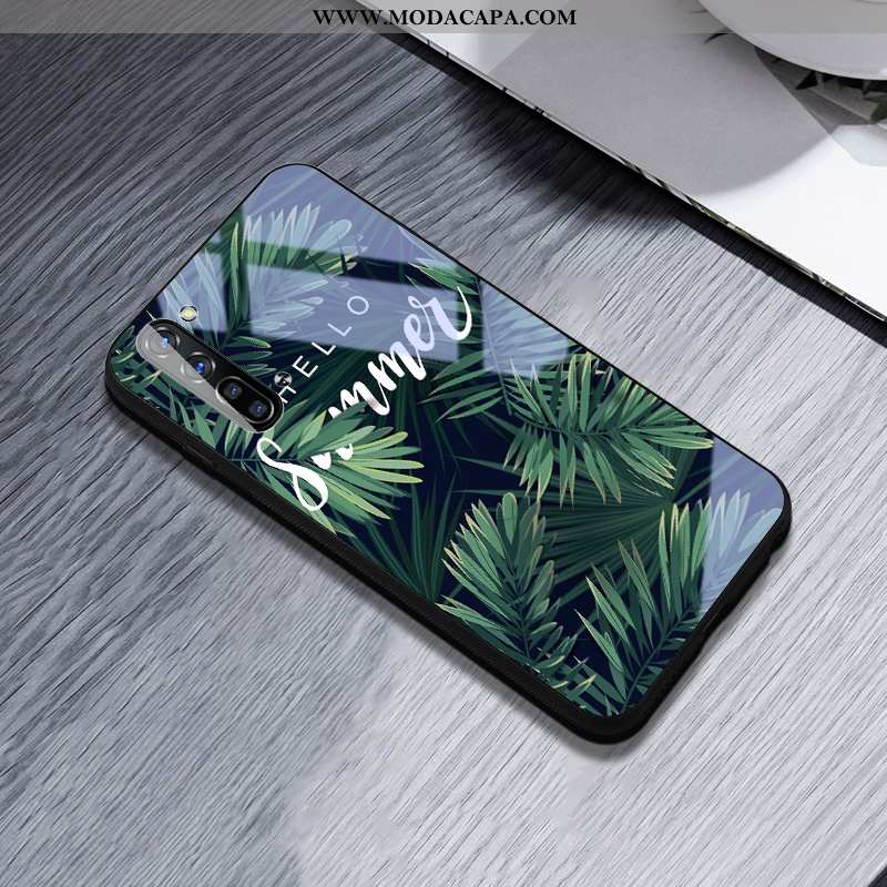 Capas Oppo Reno 3 Criativas Verde Resistente Vermelho Minimalista Vidro Baratas