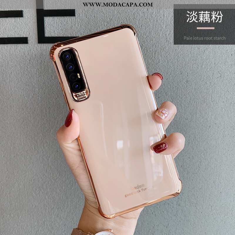 Capa Oppo Reno 3 Pro Luxo Cases Antiqueda Capas Soft Criativas Malha Venda