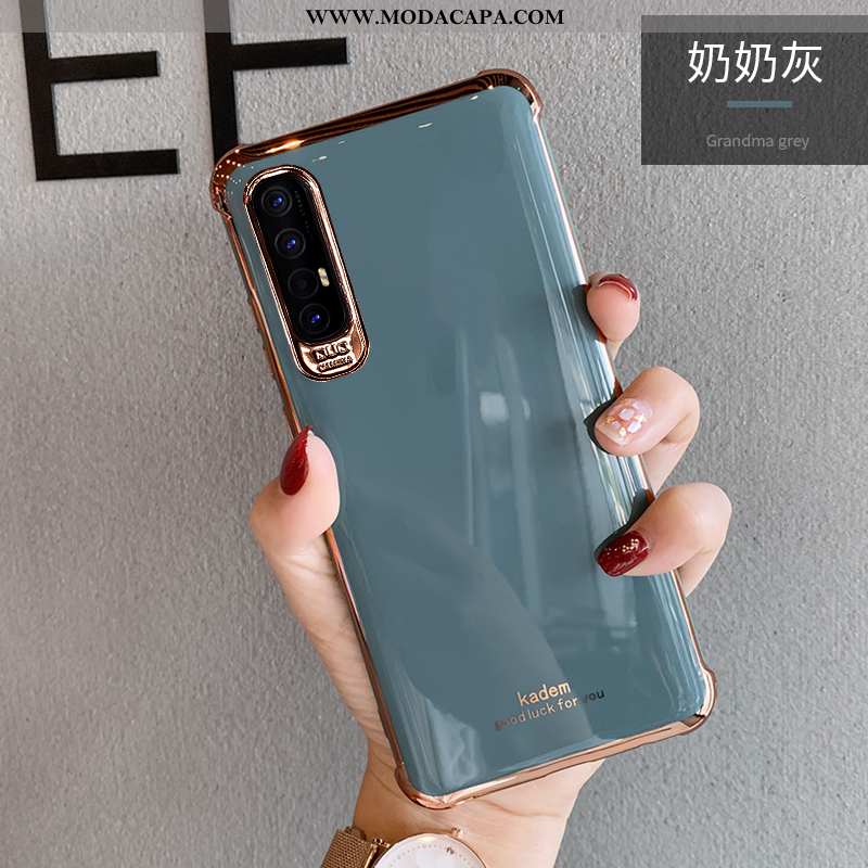 Capa Oppo Reno 3 Pro Luxo Cases Antiqueda Capas Soft Criativas Malha Venda