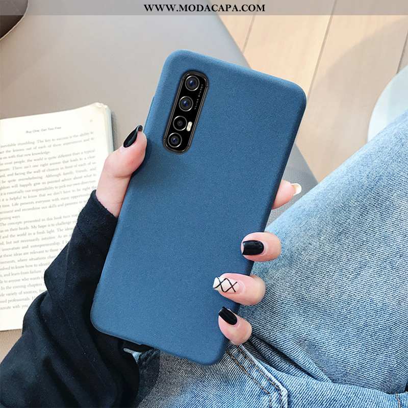 Capas Oppo Reno 3 Pro Soft Telemóvel Cases Cinza Casaco Estilosas Online