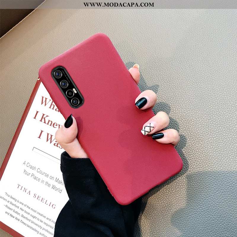 Capas Oppo Reno 3 Pro Soft Telemóvel Cases Cinza Casaco Estilosas Online