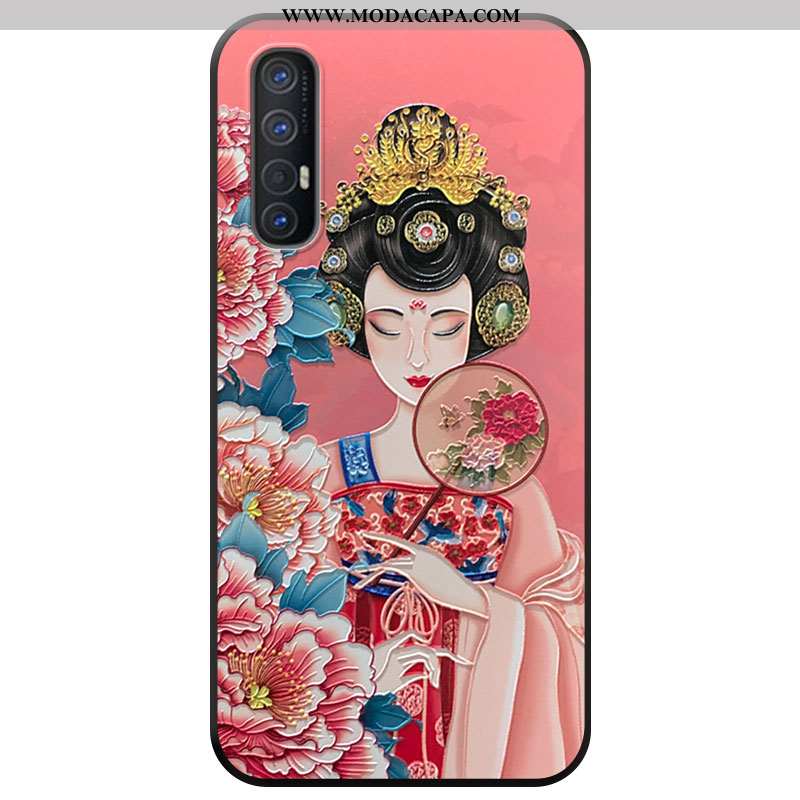 Capas Oppo Reno 3 Pro Protetoras Rosa Para Reveillon Franja Telemóvel Cases Comprar