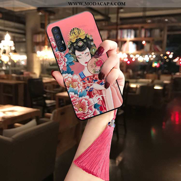 Capas Oppo Reno 3 Pro Protetoras Rosa Para Reveillon Franja Telemóvel Cases Comprar