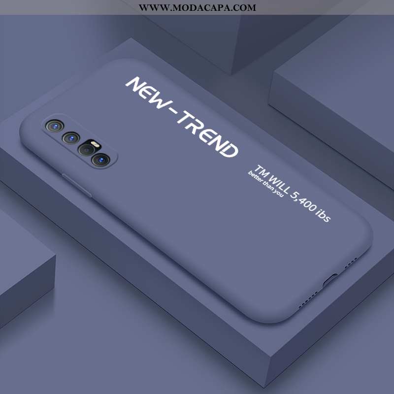 Capa Oppo Reno 3 Pro Soft Criativas Simples Telemóvel Amarela Personalizada Capas Baratos