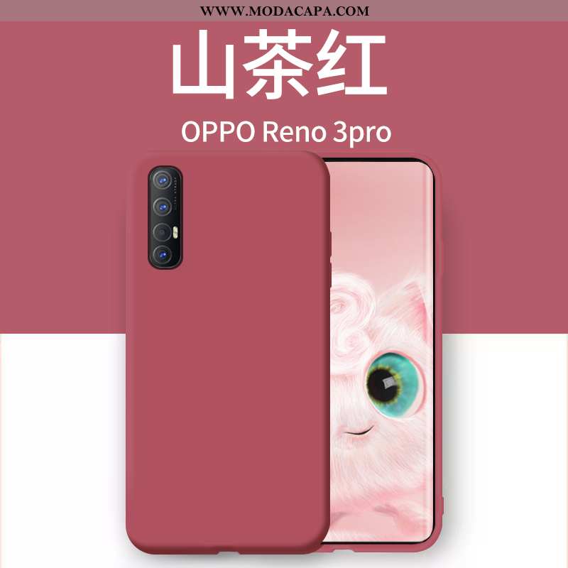 Capa Oppo Reno 3 Pro Criativas Nova Malha Antiqueda Original Laranja Super Comprar