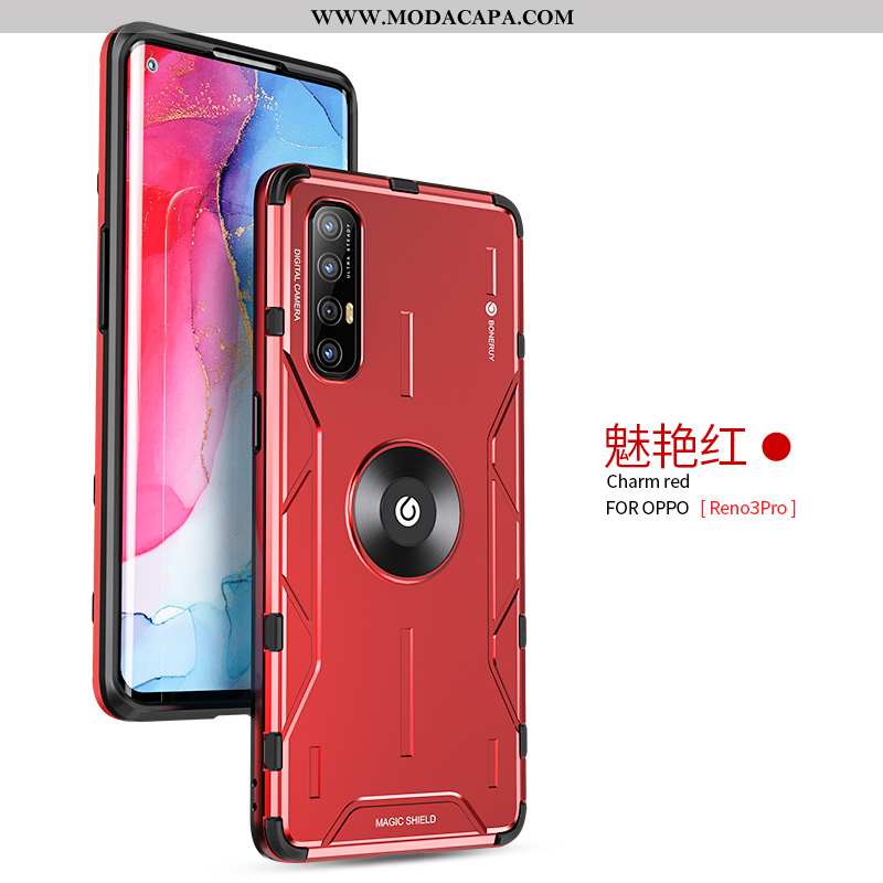 Capa Oppo Reno 3 Pro Super Capas Completa Frente Protetoras Tendencia Malha Venda