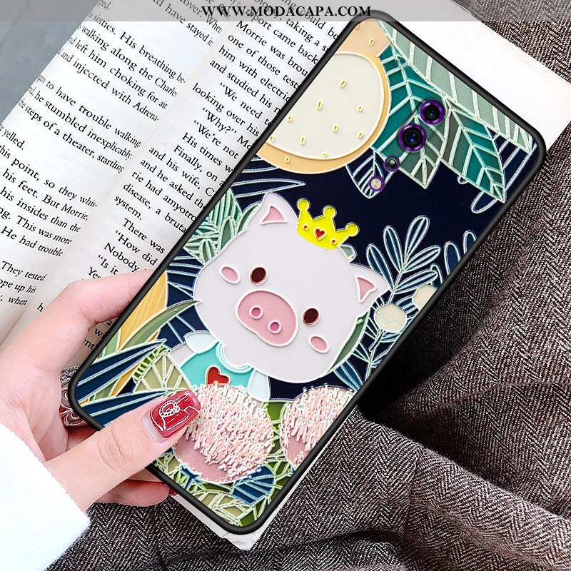 Capas Oppo Reno Z Fosco Sobretudo Telemóvel Pintado Cases Personalizada Preto Online