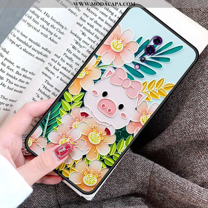 Capas Oppo Reno Z Fosco Sobretudo Telemóvel Pintado Cases Personalizada Preto Online