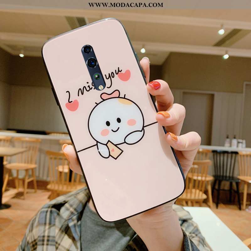 Capa Oppo Reno Z Vidro Capas Cases Protetoras Suporte Criativas Rosa Promoção