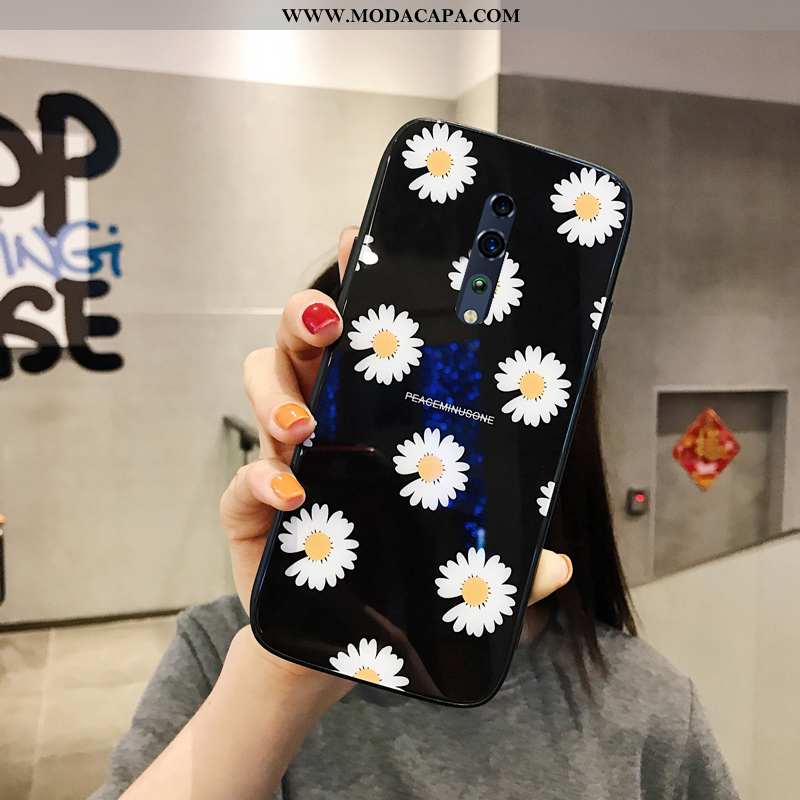 Capa Oppo Reno Z Vidro Capas Cases Protetoras Suporte Criativas Rosa Promoção