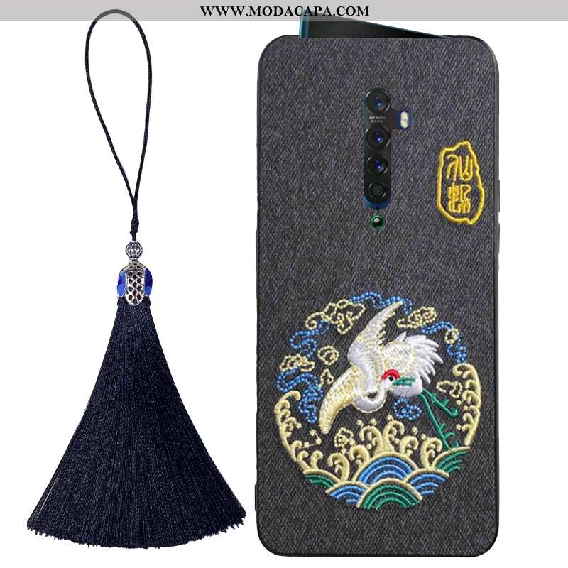 Capas Oppo Reno2 Bordada Criativas Antiqueda Casal Telemóvel Personalizada Comprar