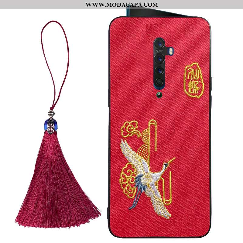 Capas Oppo Reno2 Bordada Criativas Antiqueda Casal Telemóvel Personalizada Comprar