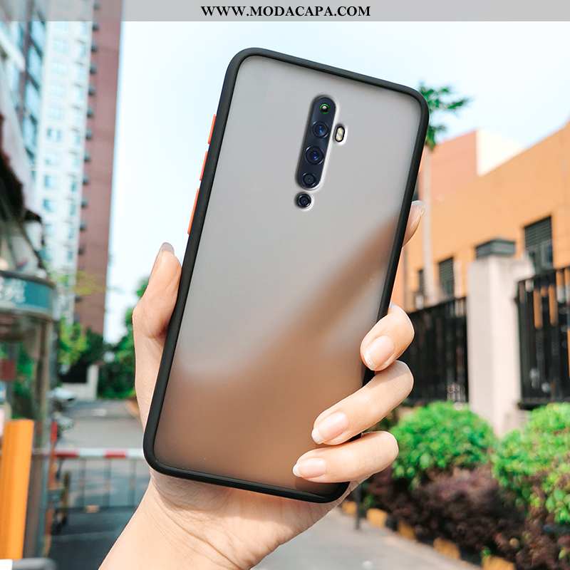 Capa Oppo Reno2 Z Tendencia Cor De Contraste Cases Colorblock Soft Protetoras Fosco Venda