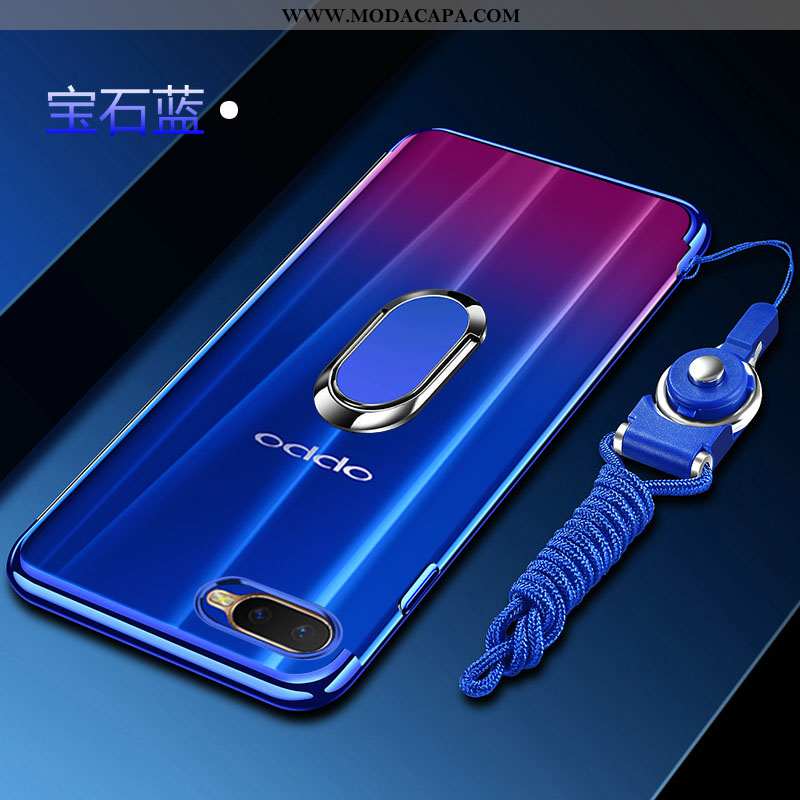 Capas Oppo Rx17 Neo Soft Completa Cases Silicone Protetoras Azul Barato
