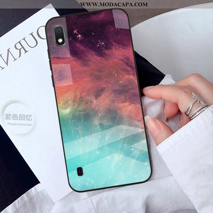 Capas Samsung Galaxy A10 Protetoras Preto Antiqueda Desenho Animado Telemóvel Personalizada Venda