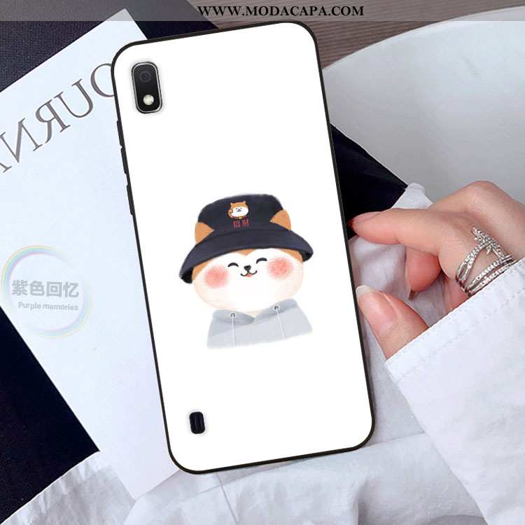 Capa Samsung Galaxy A10 Desenho Animado Cases Rosa Bonitos Capas Vidro Telemóvel Venda