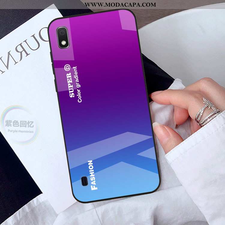 Capas Samsung Galaxy A10 Personalizada Protetoras Verde Cases Gradiente Vidro Online