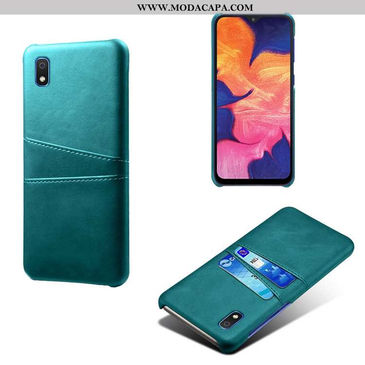 Capas Samsung Galaxy A10 Personalizada Cases Couro Vermelho Pequena Telemóvel Baratos