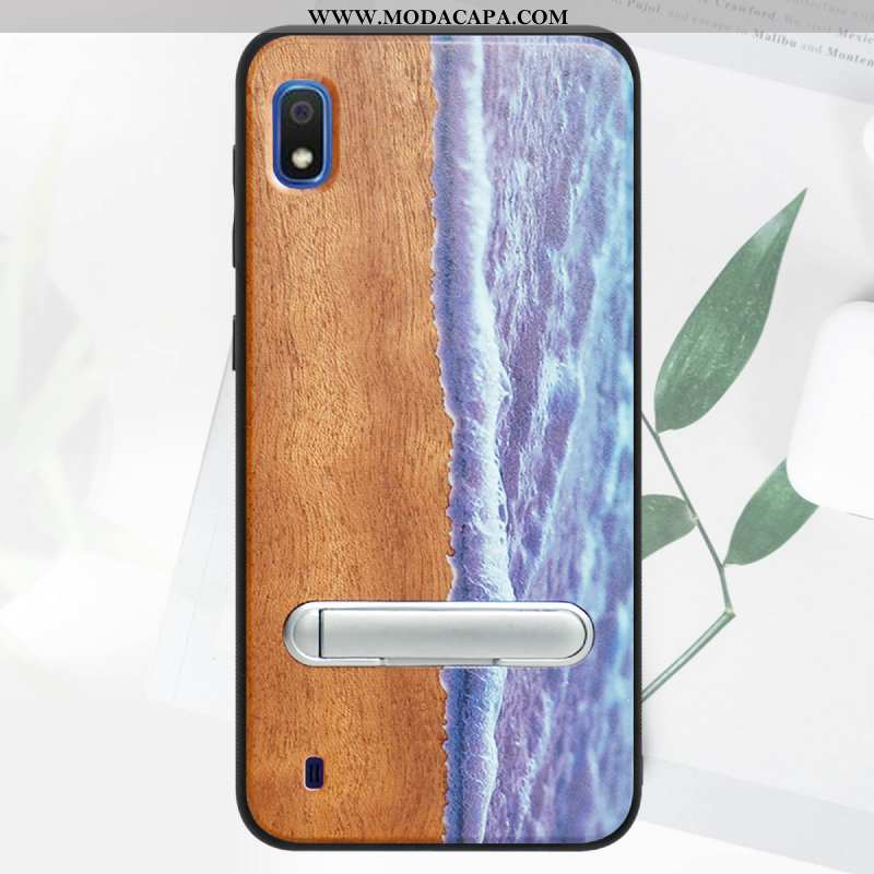 Capas Samsung Galaxy A10 Protetoras Pintado Verde Completa Cases 2020 Promoção