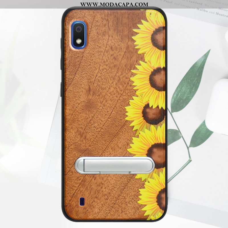 Capas Samsung Galaxy A10 Protetoras Pintado Verde Completa Cases 2020 Promoção